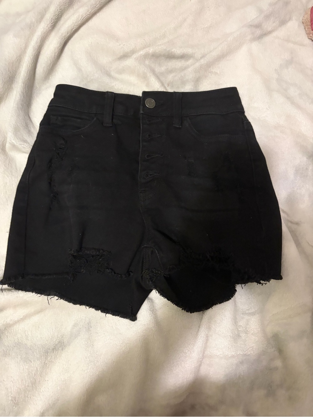 🖤Black SO Super High Rise Curvy Shorties🖤